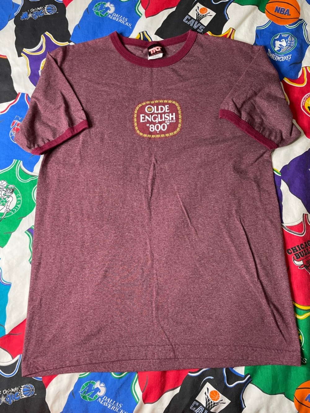 Vintage Olde English Promo Ringer T Shirt